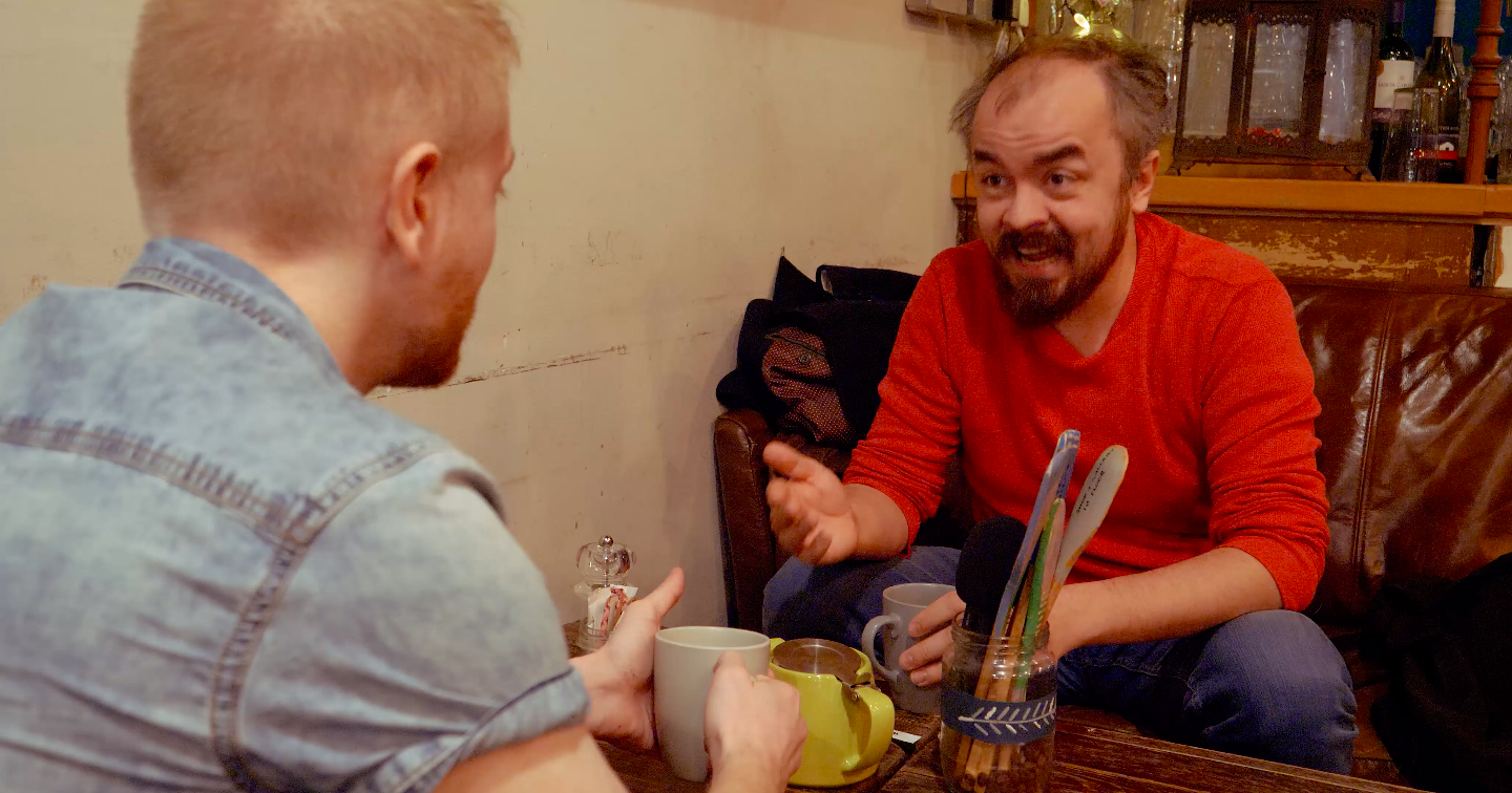 Jack talks to James